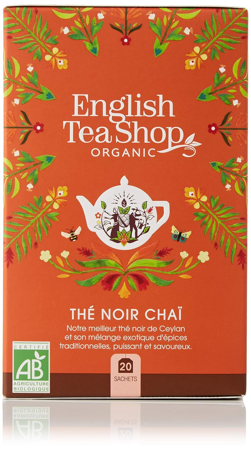 ETS - Chai Black Tea, Naturland BIO, 20 tepåsar (paket med 2)