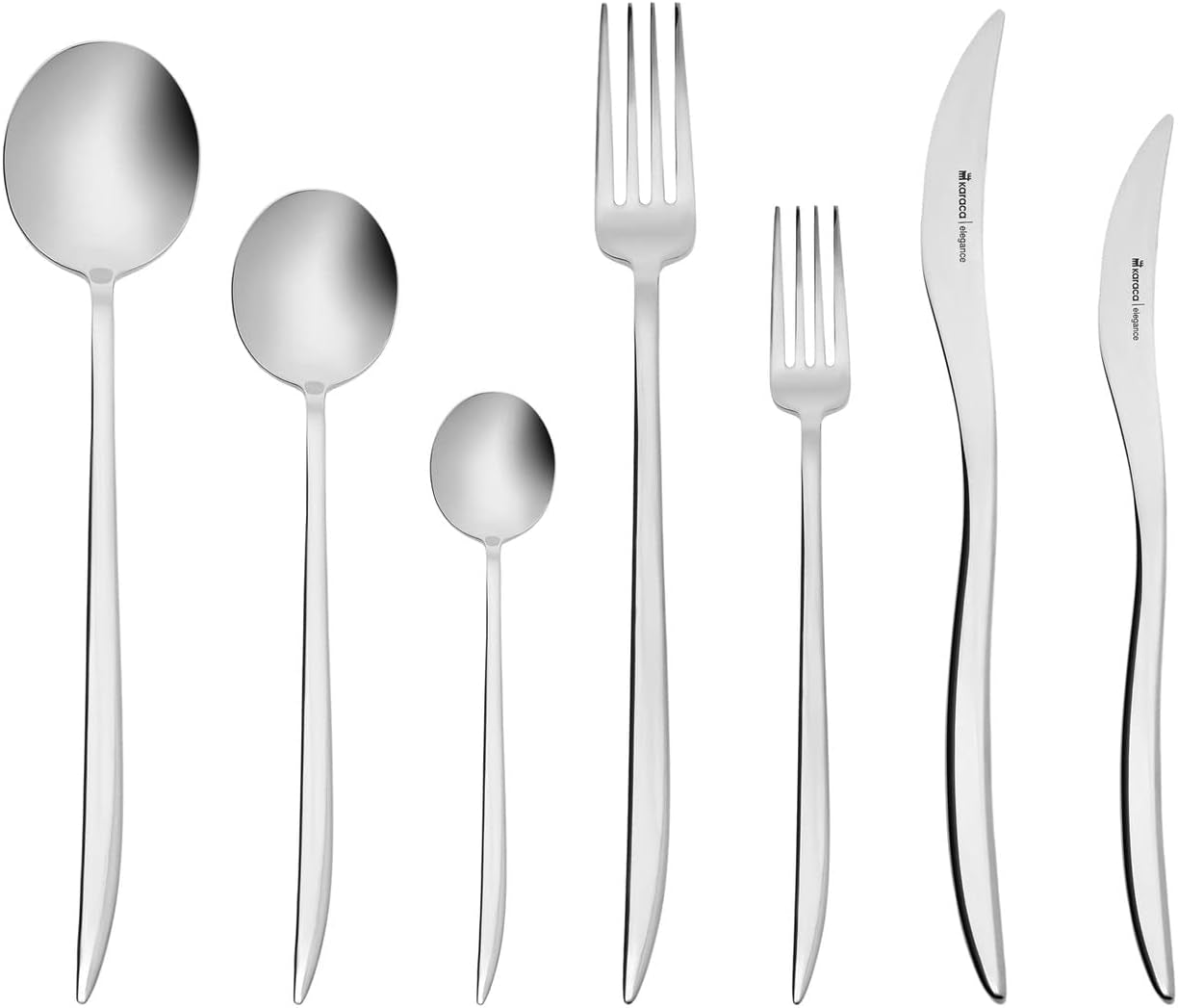 Karaca Amour, set med 84 bestick för 12 personer Kitchen Naty Shop