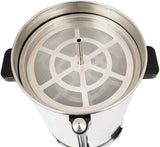 Saro espressomaskin med runt filter - 6,75 L / 40 koppar - rostfritt stål - brygg- och varmhållningsfunktion - säkerhetskran - siktglas - 1,5 kW - modell SAROMICA 6005
