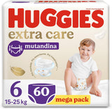 Huggies Extra Care blöjor, stl 6, 15-25 kg, 60 st