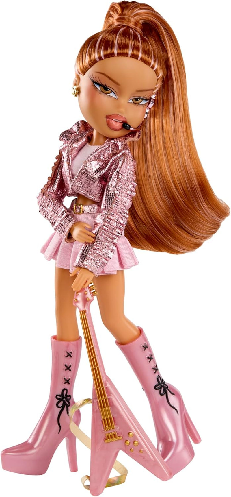 BRATZ Pop Starz Yasmin – Modedocka med samlarcharm, outfit och musiktillbehör