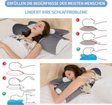 IDEA Kudde Memory Foam Kudde, Ergonomisk Kudde Ortopedisk Kudde Nacksmärta, Sovkudde för Sidorygg och buksmärta, Nackkudde Anti Snarkningskudde för Vuxna Cervikala Ortopediska Kuddar Naty Shop