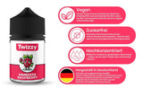 Twizzy, intensiv hallonsmak, 60 milliliter Arome Naty Shop
