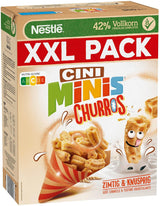 Frukostflingor Nestlé CINI MINIS Churros med 42 % fullkornsinnehåll, 6 st (6 x 900 g)