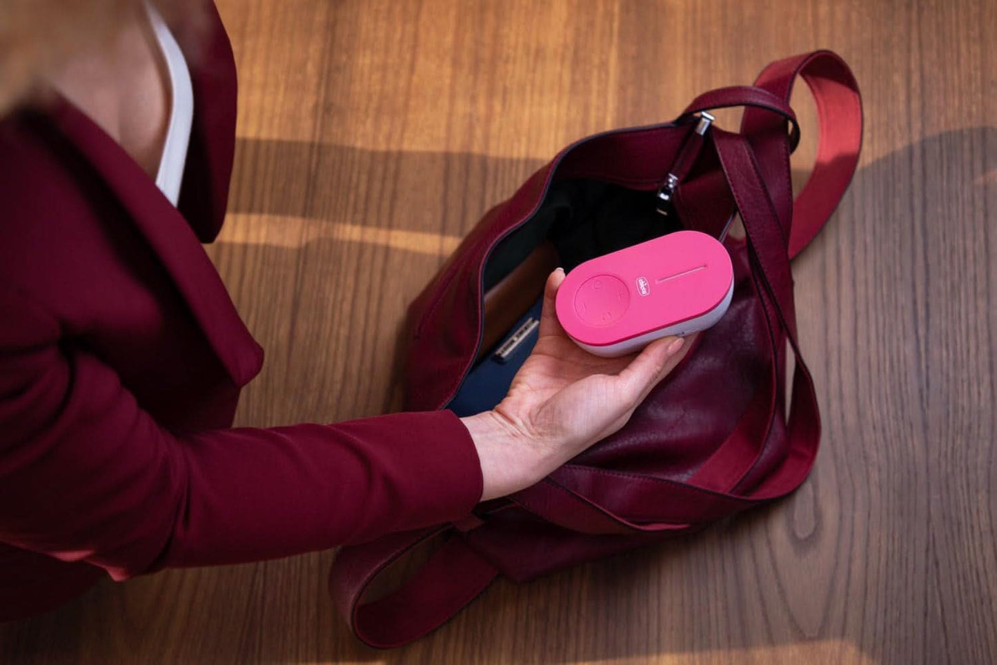 Chicco, bärbar elektrisk bröstpump, 5 intensitetsnivåer, 150 ml Mat och amningstillbehör Bebe Naty Shop
