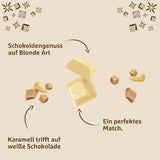 Schogetten Blonde Pure I vit choklad med kola I 100 g I individuellt portionerade (förpackning om 2)