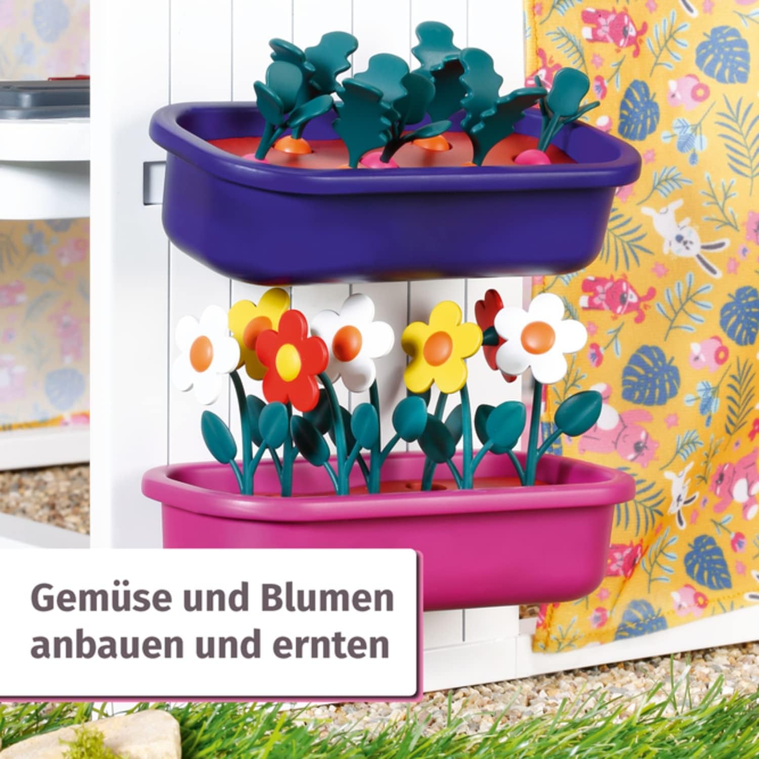 BABY born Dollhouse, Weekend House med ljus- och ljudfunktion, öppningsbara sidopaneler, diskho, grill och många tillbehör, 832752, Zapf Creation