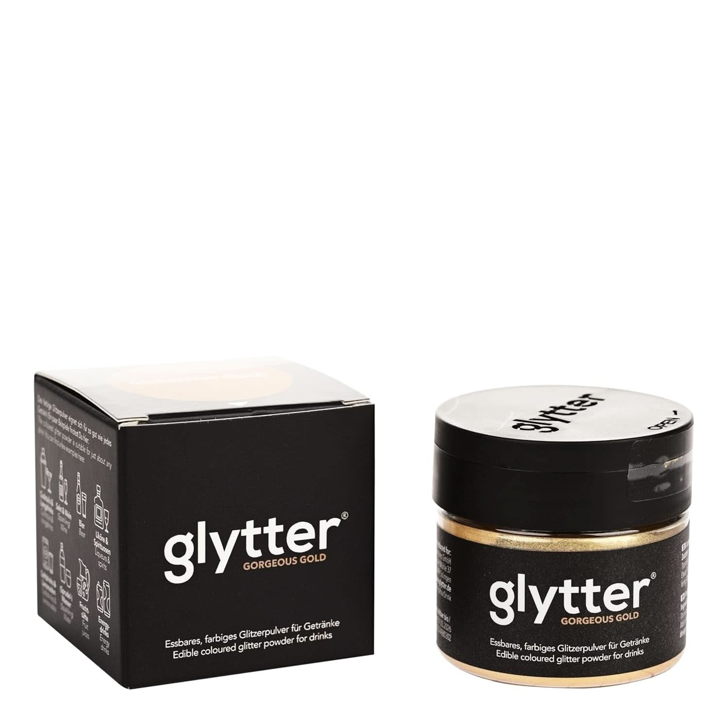 Glytter, Ätbart Glitter för drycker och vätskor, 10 gram Glitter Naty Shop