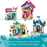 LEGO Disney Princess: Disney Princess Adventure Market, leksakshus med 4 dockor inklusive Askungen och Ariel, Lekset med skattkarta, present till flickor och pojkar från 6 år 43246 Byggset Besuche den LEGO-Store