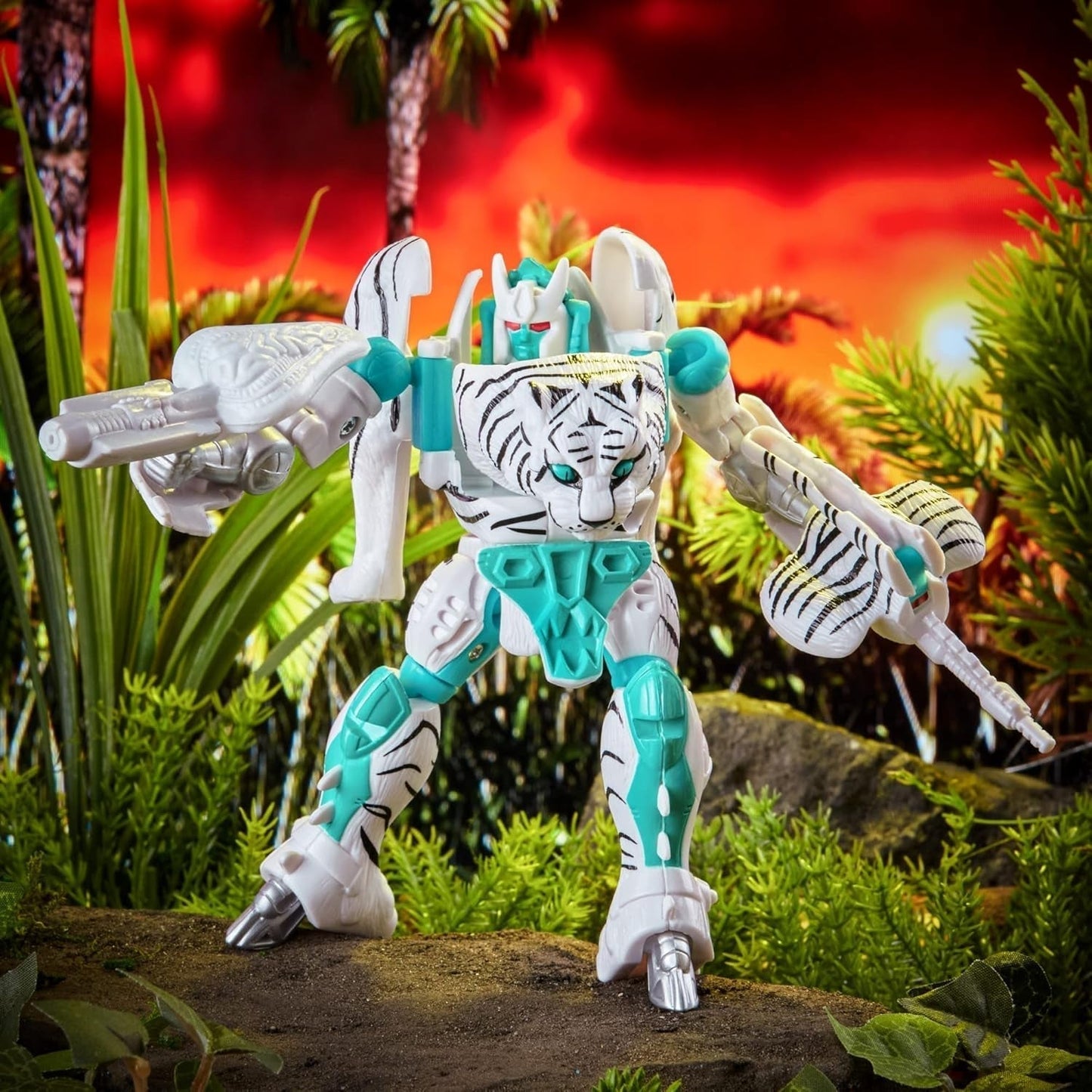 Transformers Toy Vintage Beast Wars, Tigatron Action Figure Att Samla (12,5 Cm), För Vuxna & Barn 8+, F4225, Multi, One Size Action Figurer Naty Shop