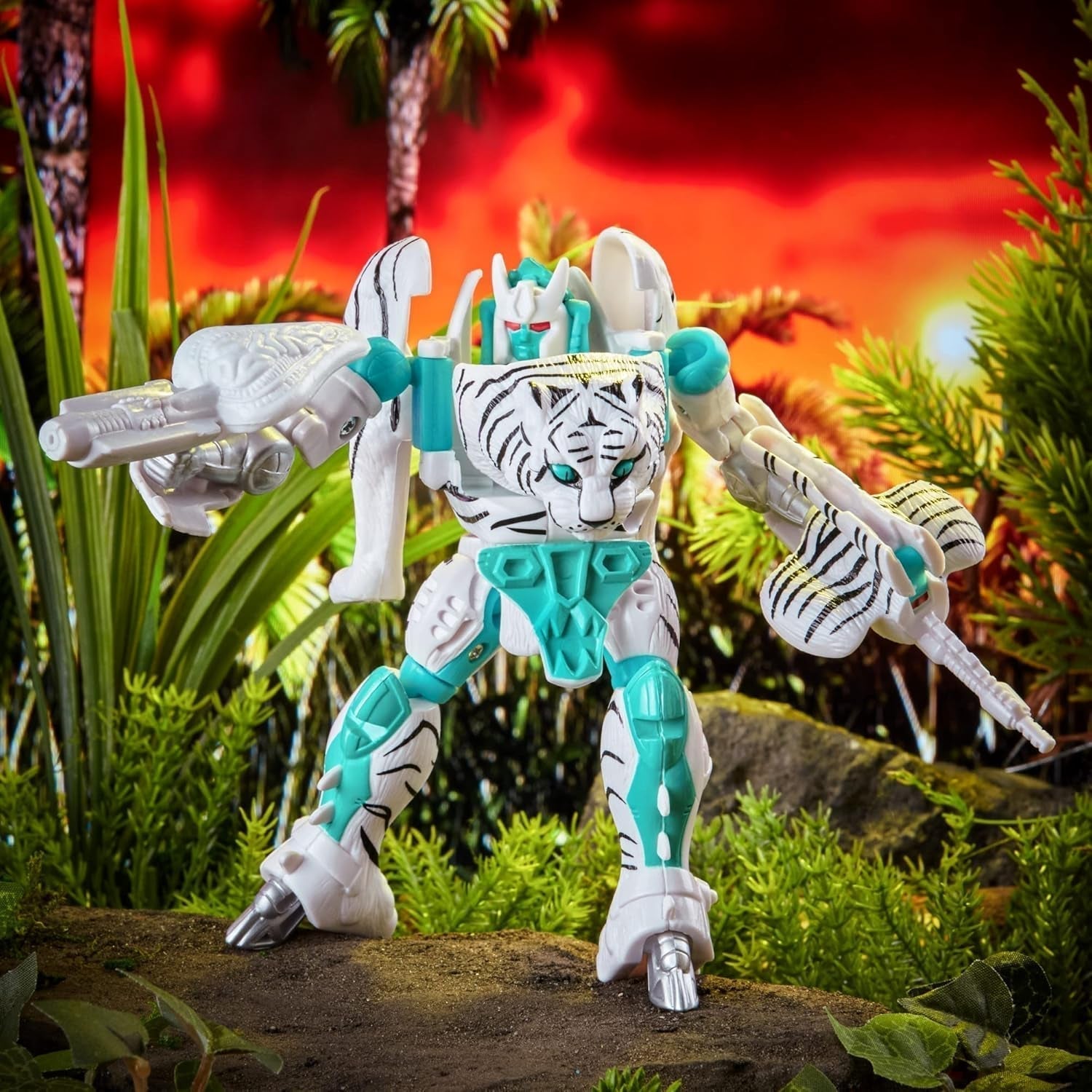 Transformers Toy Vintage Beast Wars, Tigatron Action Figure Att Samla (12,5 Cm), För Vuxna & Barn 8+, F4225, Multi, One Size Action Figurer Naty Shop