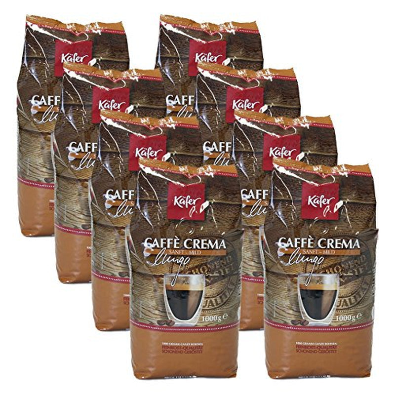 Caffè Crema, 1000g, hela bönor, 8 st
