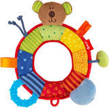 SIGIKID 40490 Aktiv ring Babyaktivitet PlayQ Flickleksak för barn rekommenderas från 3 månader Flerfärgad babyleksaker Naty Shop Flerfärgad/björn