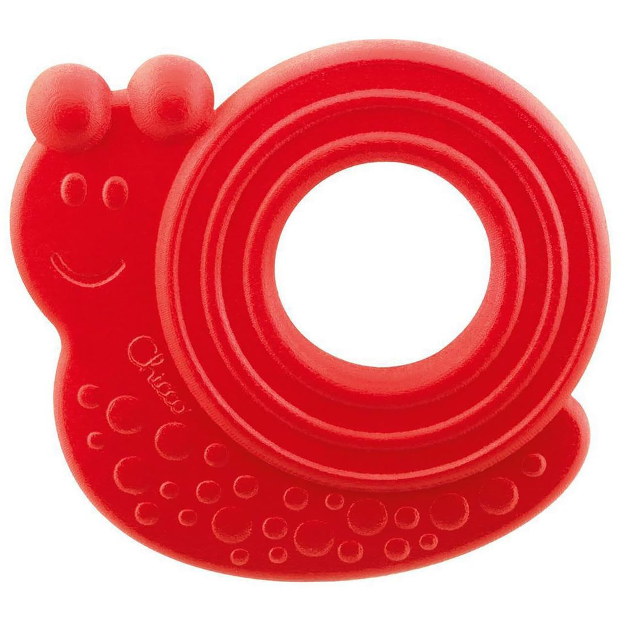Chicco ECO+ Teething Ring Frog, Tandring för nyfödda med spikar, Tillverkad av mjuk bioplast, Bandleksak för nyfödda och barn från 3 till 18 månader