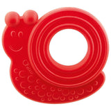 Chicco ECO+ Teething Ring Frog, Tandring för nyfödda med spikar, Tillverkad av mjuk bioplast, Bandleksak för nyfödda och barn från 3 till 18 månader