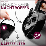 Kaffemaskin Profi Cook | 8-10 koppar | Timer | Sensor Touch-kontroller | 1,2 liter dubbelvägg termokanna | Smakförsegling | Kaffebryggare med filter i rostfritt stål | PC-KA 1191