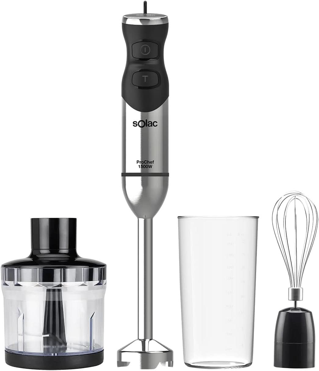 Pro Chef 1000 Standmixer, W, Edelstahl Kitchen Naty Shop 1500W | 3 Tillbehör