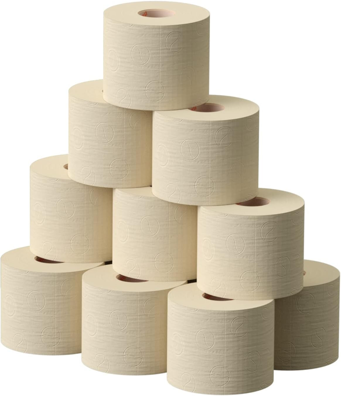 Toalettpapper Renova Love & Action, Beigerpaket 9 X 12 Rollos-: 108