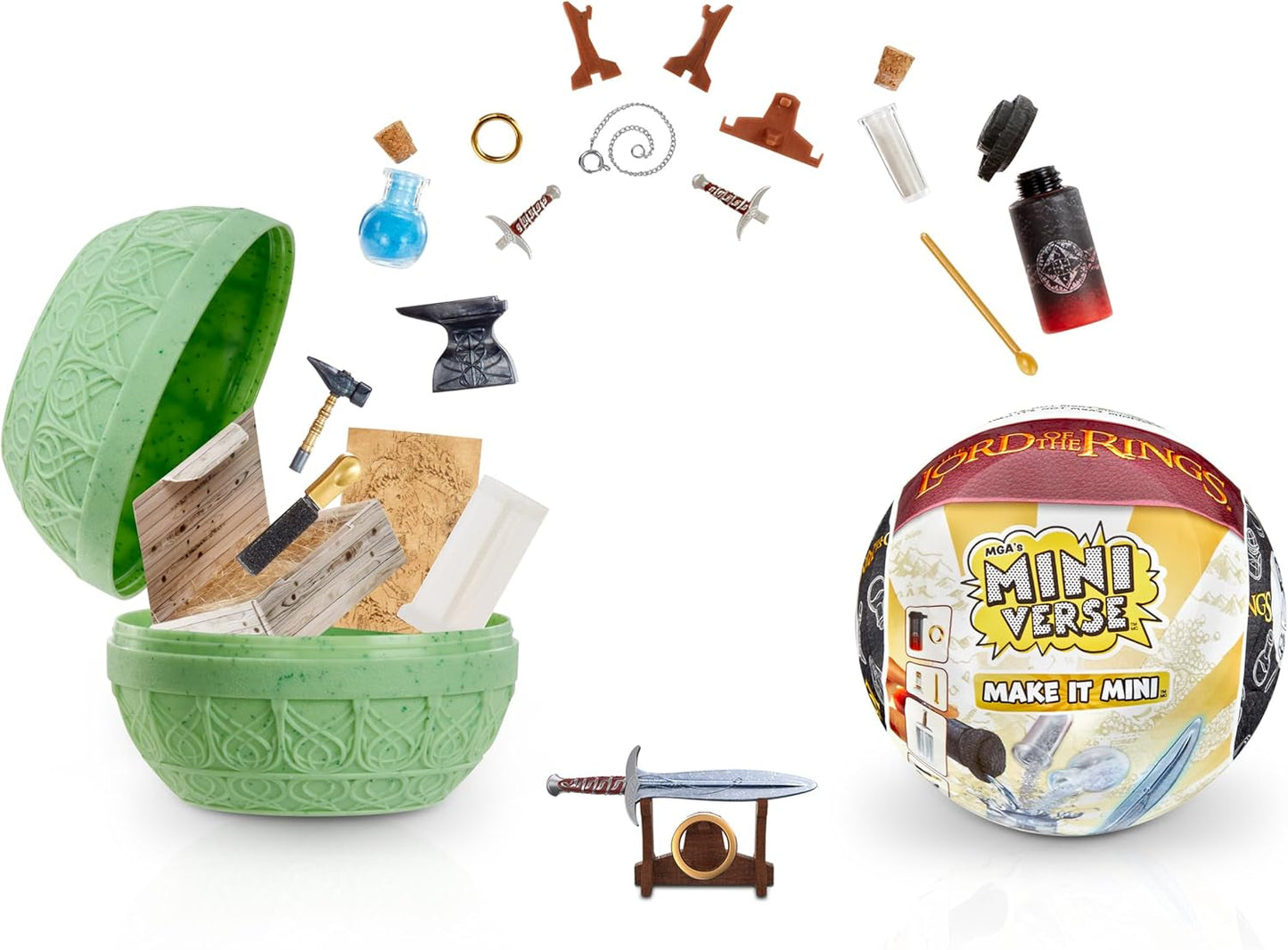 Mga'S Miniverse Make It Mini - Sagan om ringen Mini Samlarobjekt Blind Pack Resin Craft Kit Repliker Lämplig för samlare och 8 år gamla Inte ESSBAR Actionfigurer Naty Shop Standardtitel
