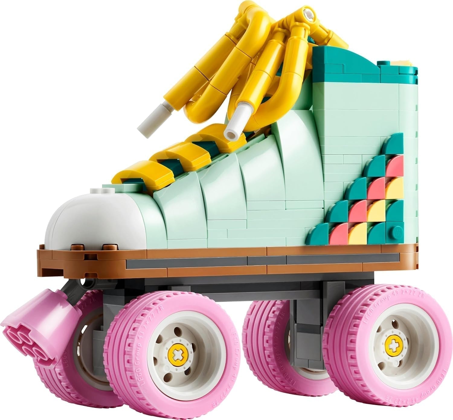 LEGO Creator 3In1 rullskridskoleksak för flickor och pojkar med miniskateboard och bombox, retro sovrumsinredning, födelsedagspresent för 8 år 31148 Byggset Besuche den LEGO-Store