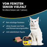 animonda vom Feinsten Senior, våtfoder för äldre katter från 7 år, variation för äldre katter, 32 x 100 g