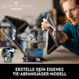 LEGO Star Wars Tie Interceptor Ultimate Collector Series Kreativt byggset för vuxna Starfighter Brick Model Fan Present Samlarobjekt Ucs Set 75382 Byggset Besuche den LEGO-Store
