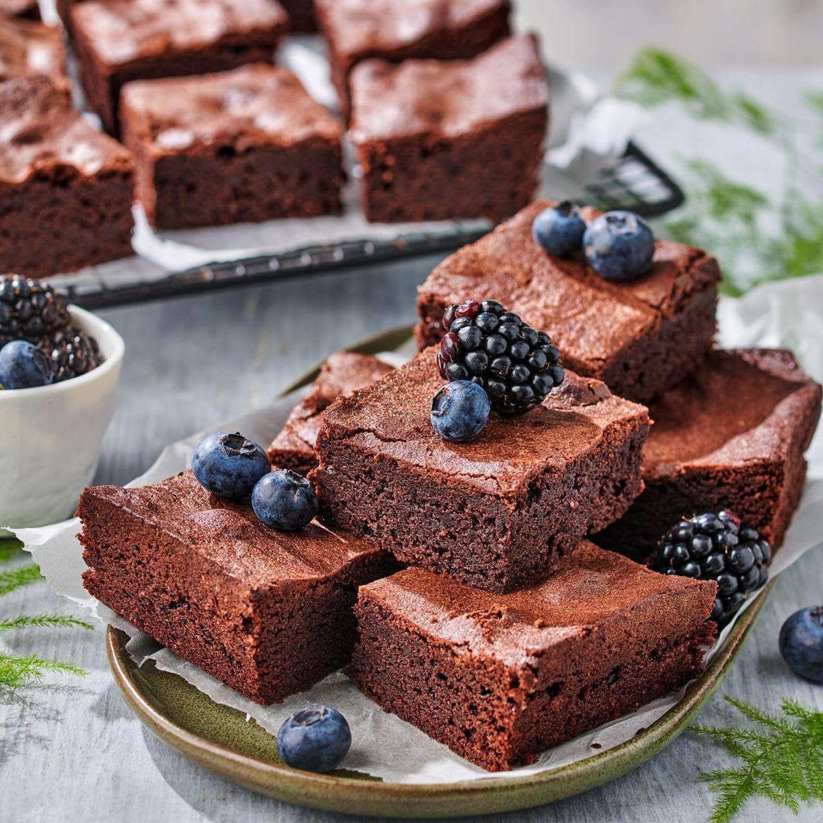 Funcakes Mix Für Cake Brownies: Einfach Zu Berübenen, Für Brownies Und Schokoladenkuchen Mit Reichem Schokoladengeschmack, Halal., 1 Kg Mix för bakning och matlagning Naty Shop