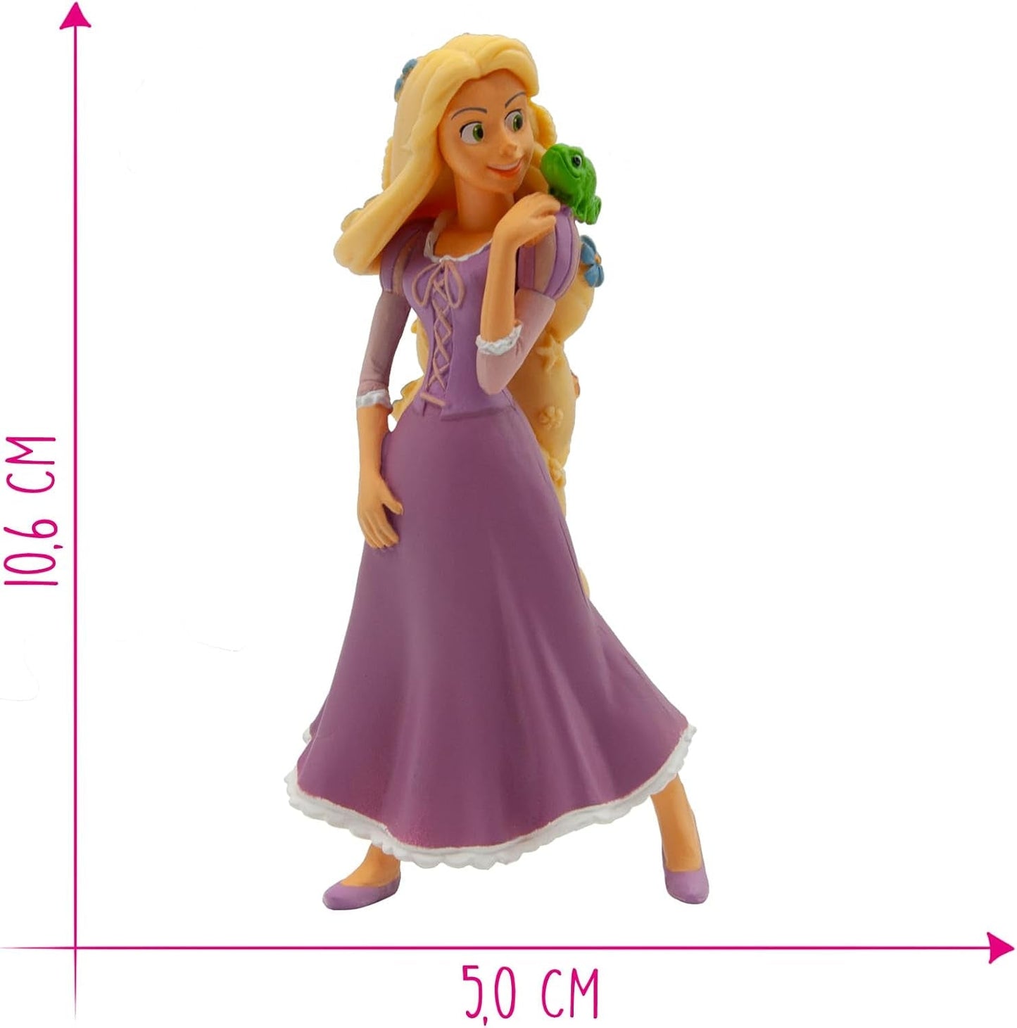 Bullyland 12424 - Rapunzel Flower Figurine från Walt Disney Rapunzelˆ' Nymålad, ca. 10,6 cm, trogen detaljerna, perfekt som en liten present till barn över 3 år, actionfigurer Naty Shop korn