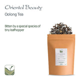Orientalsk skönhet Taiwan Oolong Tea - Dongfang Meiren Taiwanesiskt te - Wu Long White Tips eller Blue Tea Wu Long Tea Oriental Blue Tea Blått Tea Olong Tea Olong Tea Ekologiskt Oolong Tea Olong Tea