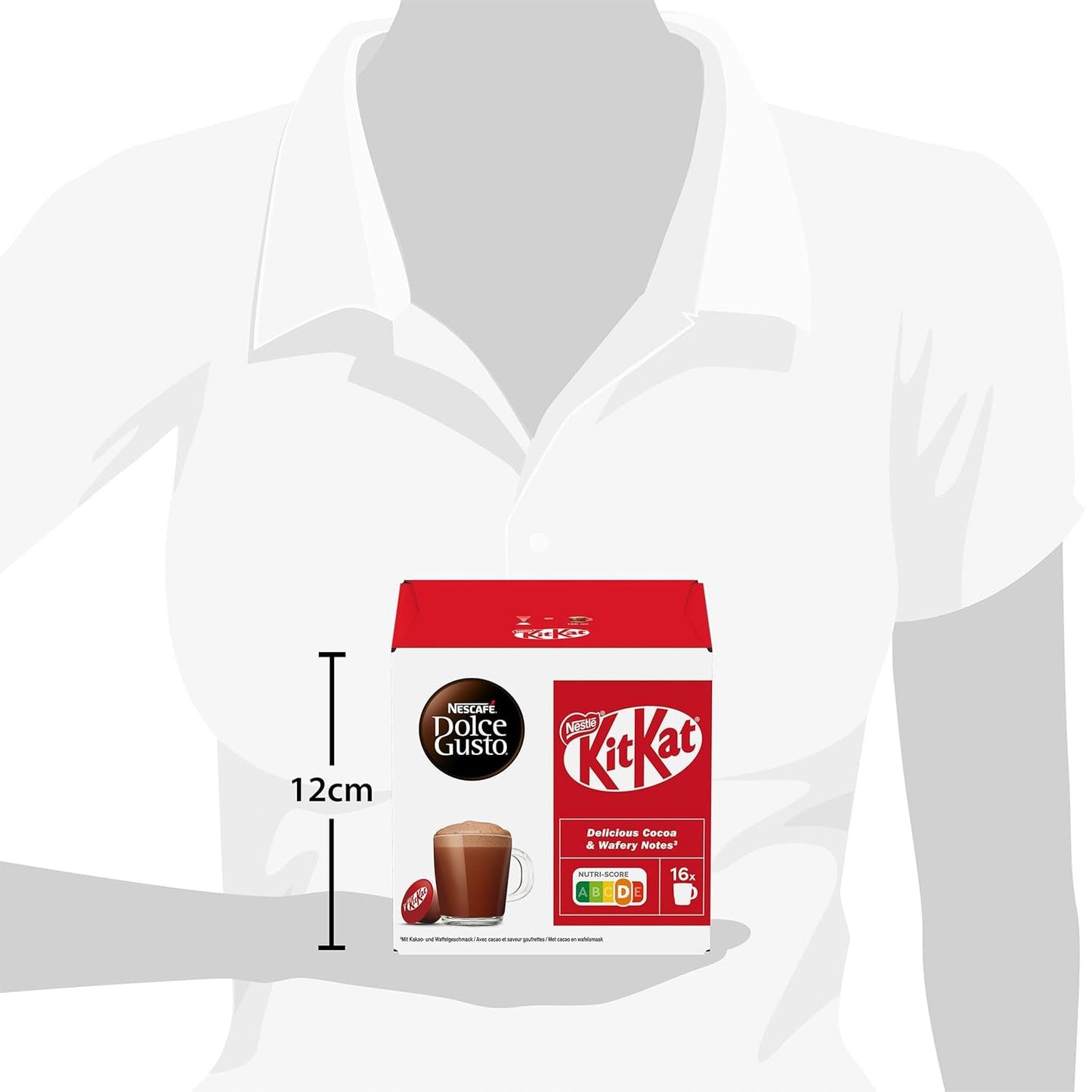 NESCAFÉ DOLCE GUSTO Kitkat Kaffeekapseln 3er Pack (3 x 16 Kapseln)