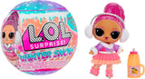 L.O.L. Överraskning! Vintersnötot - 1 samlardocka med magisk snööverraskning, lindad rullgardin, 8 samlardockor, frostigt coolt mode och tillbehör, present för barn 4+ Naty Shop Dolls Standardtitel