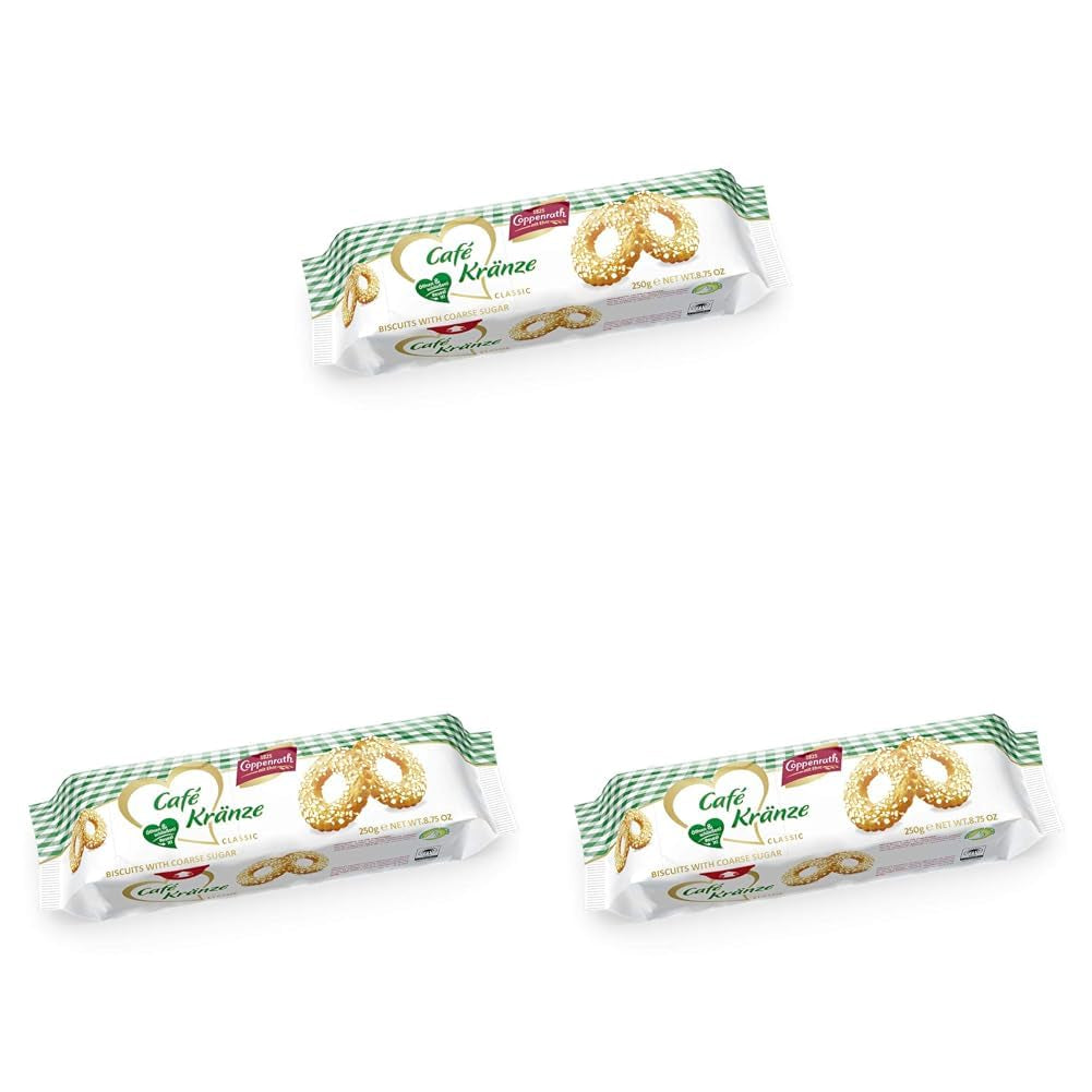 Coppenrath Classic kaffekronor, 250 g (förpackning med 3)