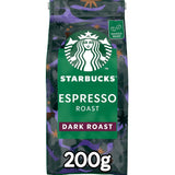 STARBUCKS Espresso Rost, Svart Rost, Hela Kaffebönor 200 g (Förpackning med 6)