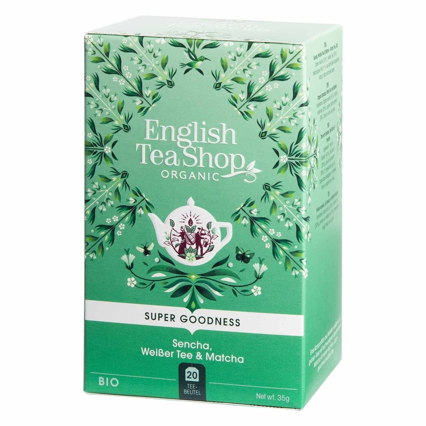 ETS - Sencha, vitt te och Matcha, BIO, 20 tepåsar #