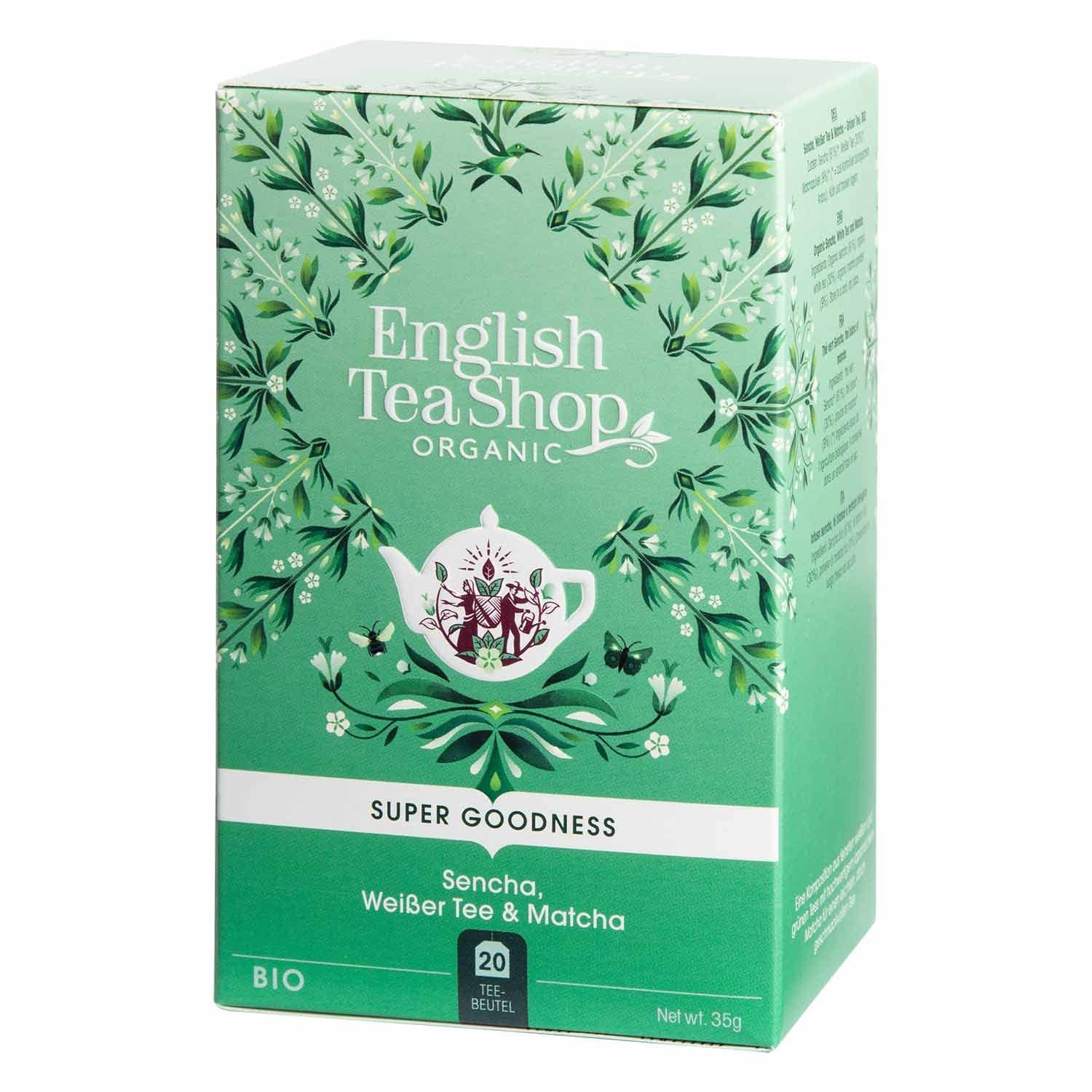 ETS - Sencha, vitt te och Matcha, BIO, 20 tepåsar #