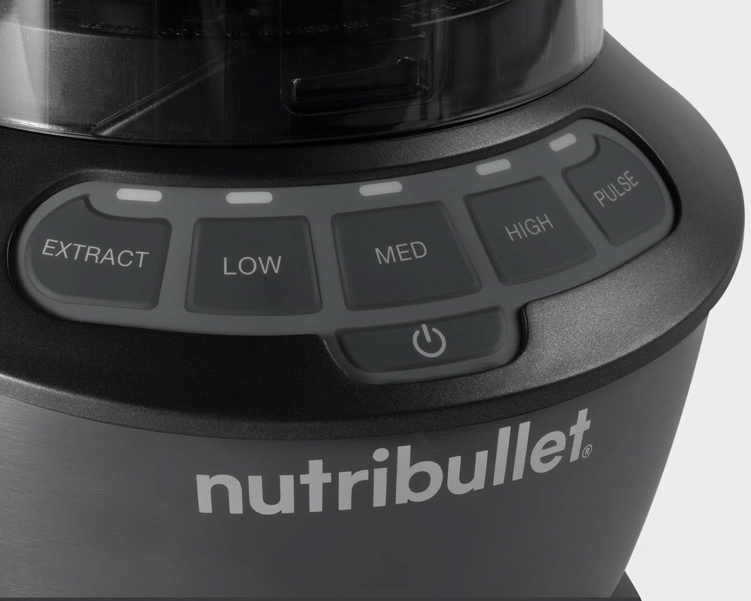 Nutribullet Full Size Blender, Elektrischer Mixer, Multifunktionaler Stabmixer, Professioneller Mixer, 1000 Watt Leistung, 1,6L Becher, Grau, NBF450DG Kitchen Naty Shop