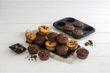 Zenker 6Er Muffinform Black Metallic, 275X190X30 Mm, Teflon Classic Antihaftbeschichtung, Hitzebeständig Bis 230°C, Leichte Reinigung, Ideal Für Köstliche Muffins Formar och bakplåtar Naty Shop