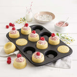 Zenker Cup-Cake-Backblech 12Er Set – Premium Antihaftbeschichtung, Für Perfekte Cupcakes, 385X265X30Mm, Hitzebeständig Bis 230°C Formar och plåtar för bakning Naty Shop