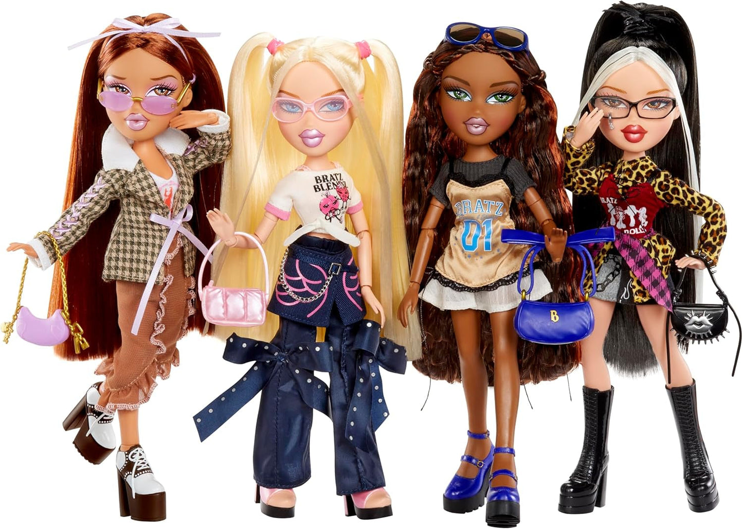 Bratz Stylin' Jade Moderiktig T-shirt stil docka Inkluderar tillbehör Söt flickleksak