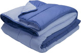 Pikolin Home - Vändbart täcke 300 G - Nordisk tvåfärgad fyllning - För säng 90 - bekväm, varm, andas, blå, 150 X 220 cm Täcken och täcken Naty Shop Standardtitel