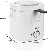 Tristar FR-6941 fritös - termostat, 1,5 L, 1000 W, vit Vitvaror Naty Shop