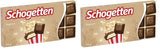 Schogetten popcorn 1 chokladkaka x 100g, mjölkchoklad med popcorn och majsbitar, praktiska enskilda bitar. En delikatess. Bit för bit.
