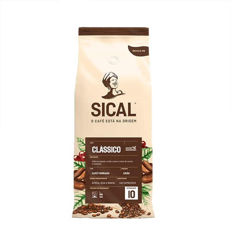 Läckra portugisiska rostade kaffebönor (1 kg x 9 påsar = 9 kg)