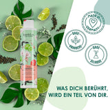 Jean & Len Green Tea & Lime fuktgivande schampo, för normalt till fett hår, 300 ml dusch och bad Jean & Len Green Tea & Lime