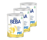 BEBA PRE Initial mjölk från födseln, barnmat med DHA, endast laktos, utan palmolja, förpackning 3 (3 x 800 g) Naty Shop PRE 3 x 800 gram