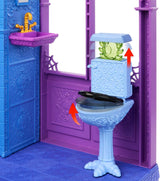Monster High Buh-tique Hotel Dollhouse, hopfällbart lekset med läskiga överraskningar i varje rum och 13+ lekset, inklusive möbler och tillbehör, JBF16
