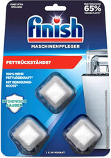 Finish Machine Cleaner Tabs - Diskmaskinstabletter mot smuts och fett inuti diskmaskinen, 3 tabletter Naty Shop