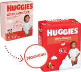Huggies Babyblöjor Little Movers, Disney Design, storlek 6, 102 Count (3 x 34), månadslåda