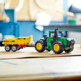 LEGO Technic John Deere 9620R 4WD-traktor med tippvagn Klassisk jordbruksleksak för barn Pojkar och flickor 8 år gamla Samlarmodellsats 42136 Byggset Besuche den LEGO-Store
