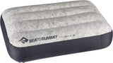 Sea to Summit - Eros dunkudde L - Ultralätt & uppblåsbar - 10D-material - Premium dunkudde - Halkfri - För vandring och camping - 42 X 28 X 12 Cm - Grå - 95 G Naty Shop-resekuddar Large Grå